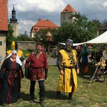 Ritter auf dem Burgfest 2019 [(c): FilmBurg Querfurt]