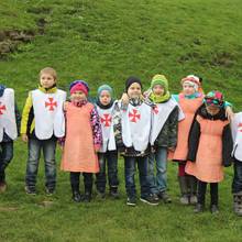 Kinderprojekt, kleine Ritter und Prinzessinnen [(c): FilmBurg Querfurt]