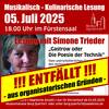 Entfällt - 3. Musikalisch-Kulinarische Lesung auf der Burg Querfurt mit Simone Trieder