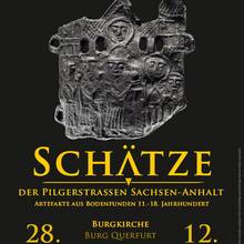 Werbeplakat der Pilgerausstellung ©FilmBurg Querfurt