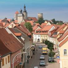 Altstadt mit Blick zur FilmBurg