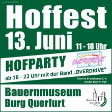 Hoffest 2026 ©Logo: © Band OVERDRIVE Hoffest 2026 ©Logo: © Band OVERDRIVE