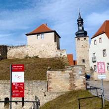 Käsehaus, Blick vom Südeingang der Burg [(c): FilmBurg Querfurt]