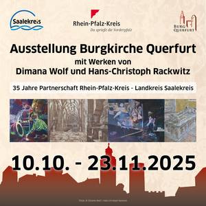 Ausstellung Dimana Wolf / Hans-Christoph Rackwitz ©Landkreis Saalekreis