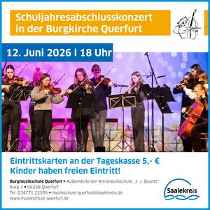 Schuljahresabschlusskonzert ©© Burgmusikschule Querfurt Schuljahresabschlusskonzert ©© Burgmusikschule Querfurt