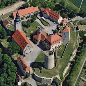 Luftbild der Filmburg Querfurt [(c): © Hajo Dietz]
